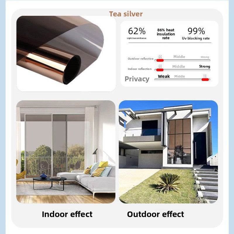 Lámina para ventanas de, aislamiento térmico y protección UV.