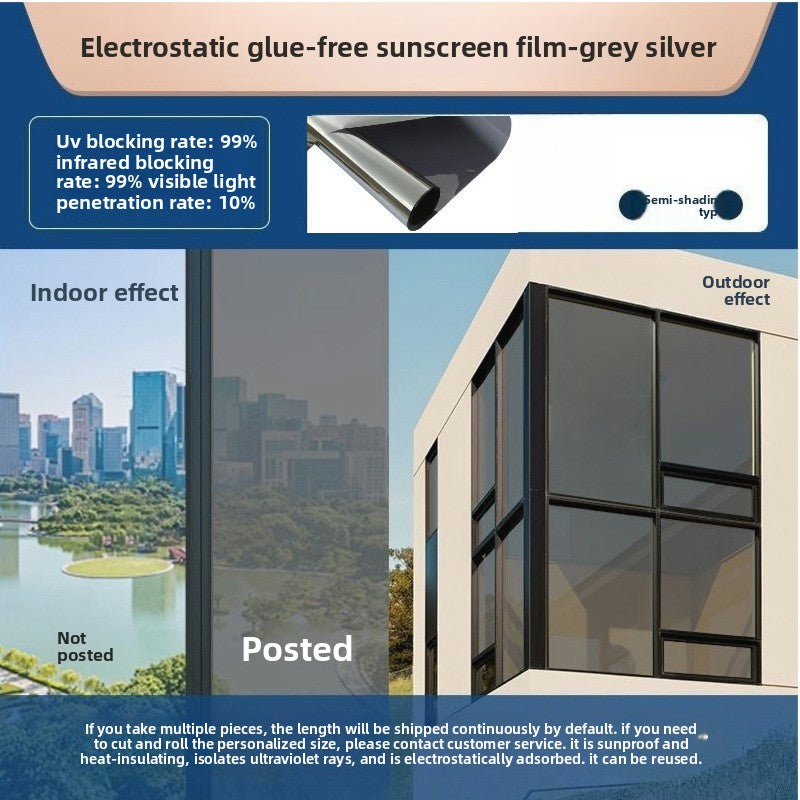 Lámina para ventanas de, aislamiento térmico y protección UV.