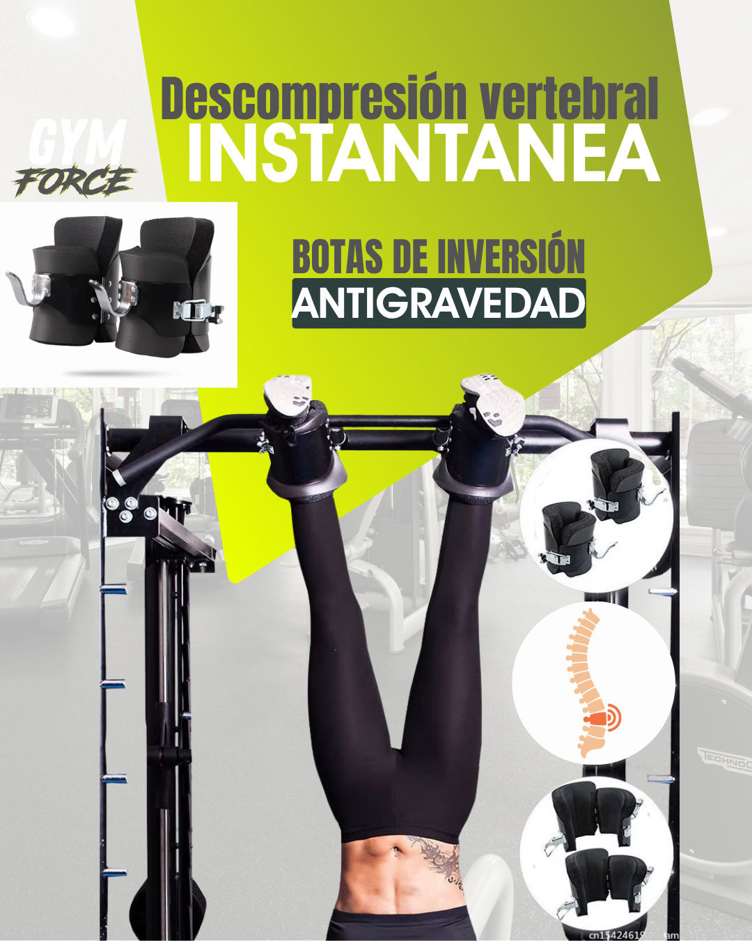 Botas de inversión anti gravedad GYM FORCE