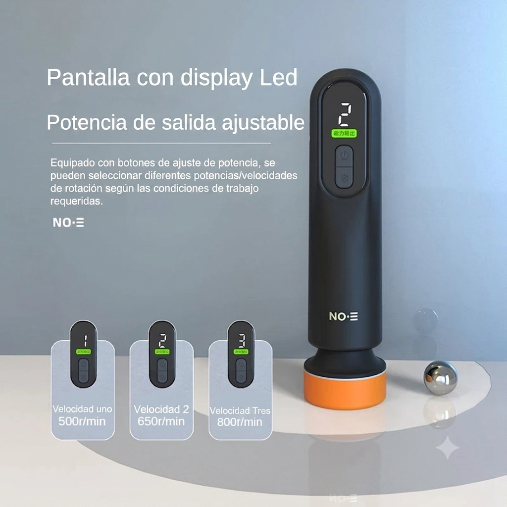 Pulidora de coches inalámbrica con velocidad ajustable