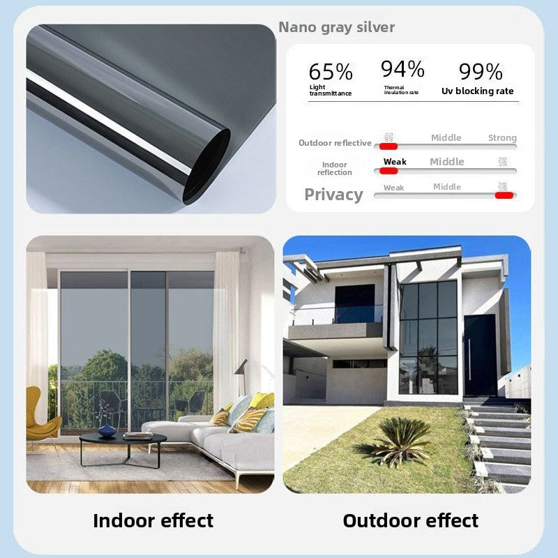Lámina para ventanas de, aislamiento térmico y protección UV.