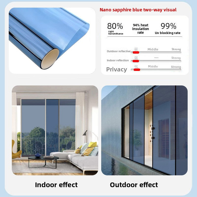 Lámina para ventanas de, aislamiento térmico y protección UV.