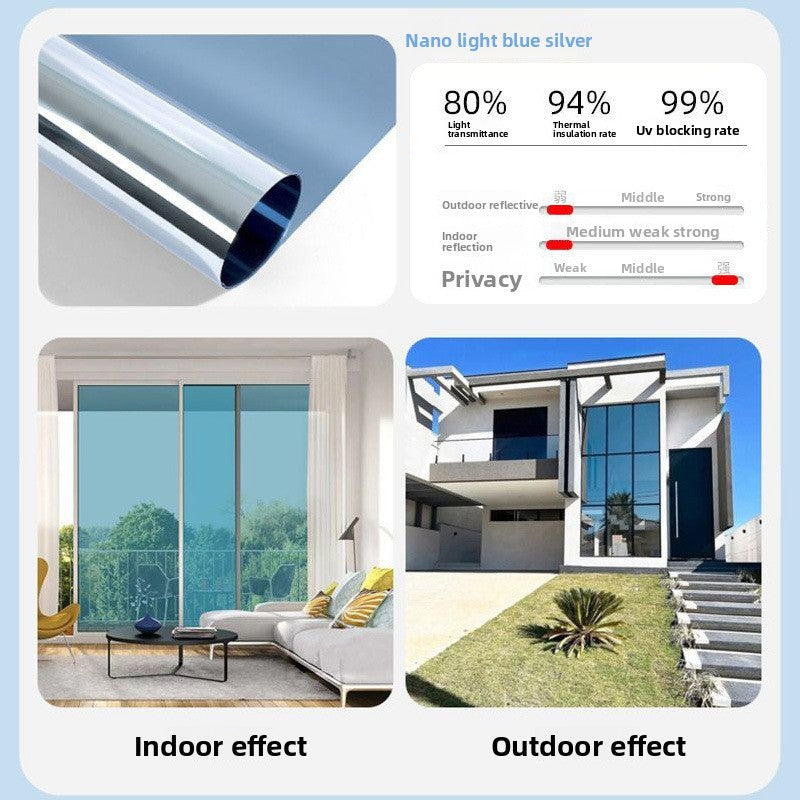 Lámina para ventanas de, aislamiento térmico y protección UV.